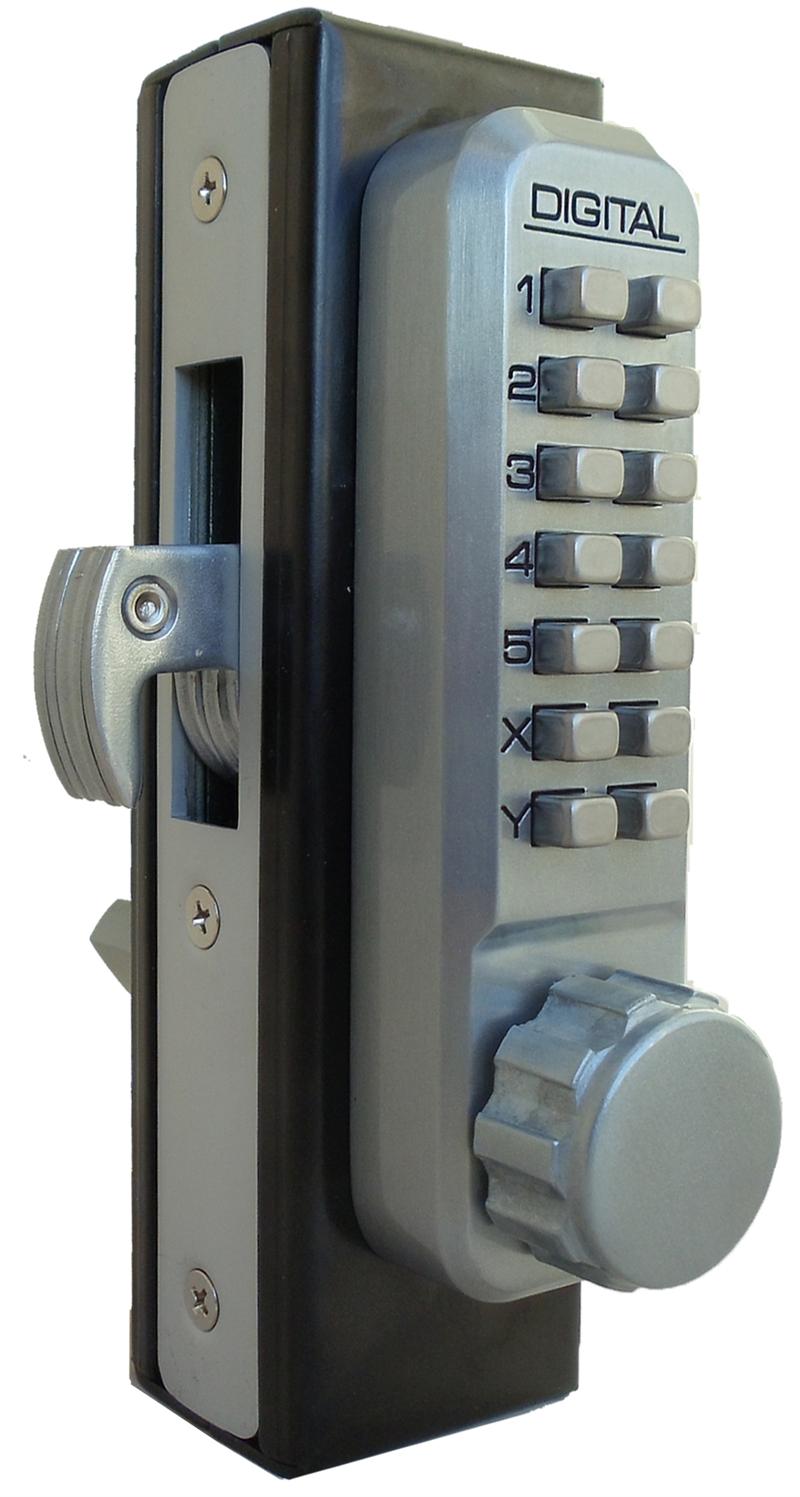 Lockey 2950 Keyless Mechanical Digital Mortised Hook Bolt Door Lock